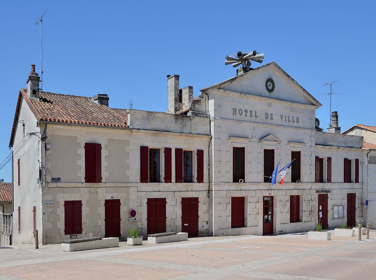 Vue de Sainte-Croix-de-Mareuil