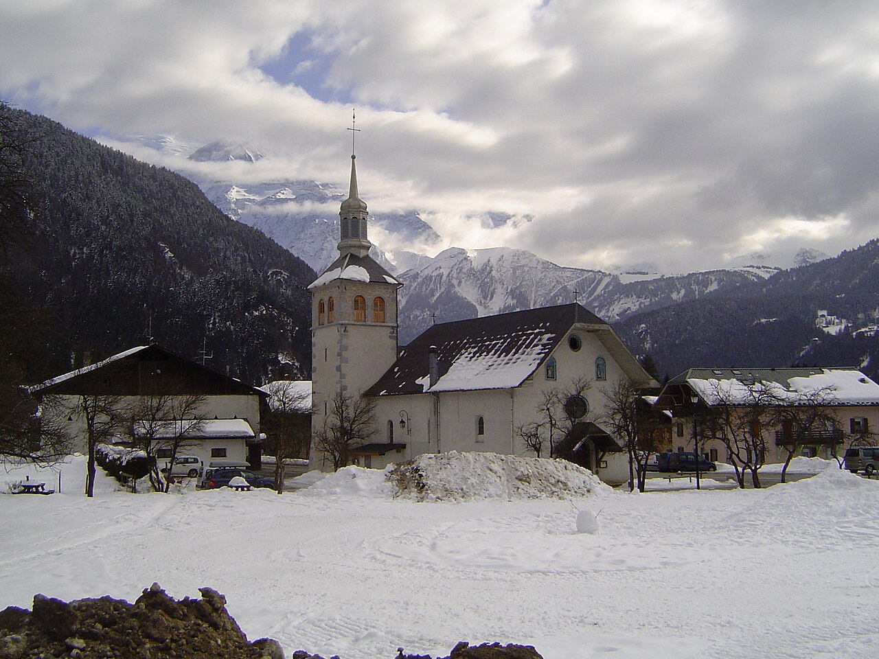 Vue de Servoz