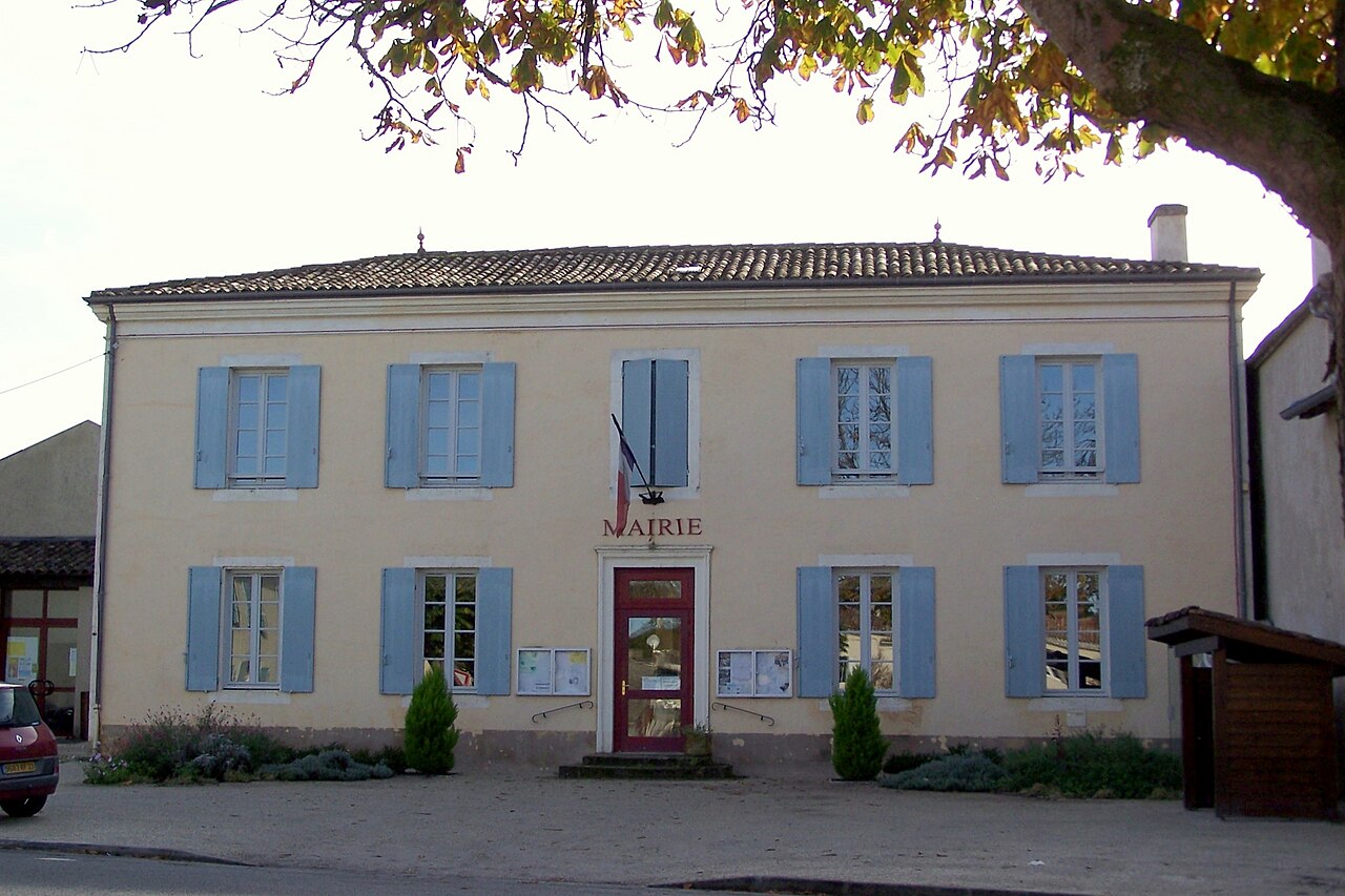 Vue de Uzeste