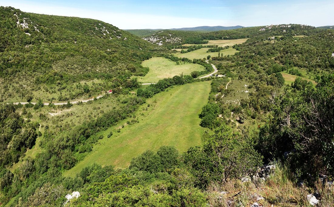 Vue de Vailhauquès