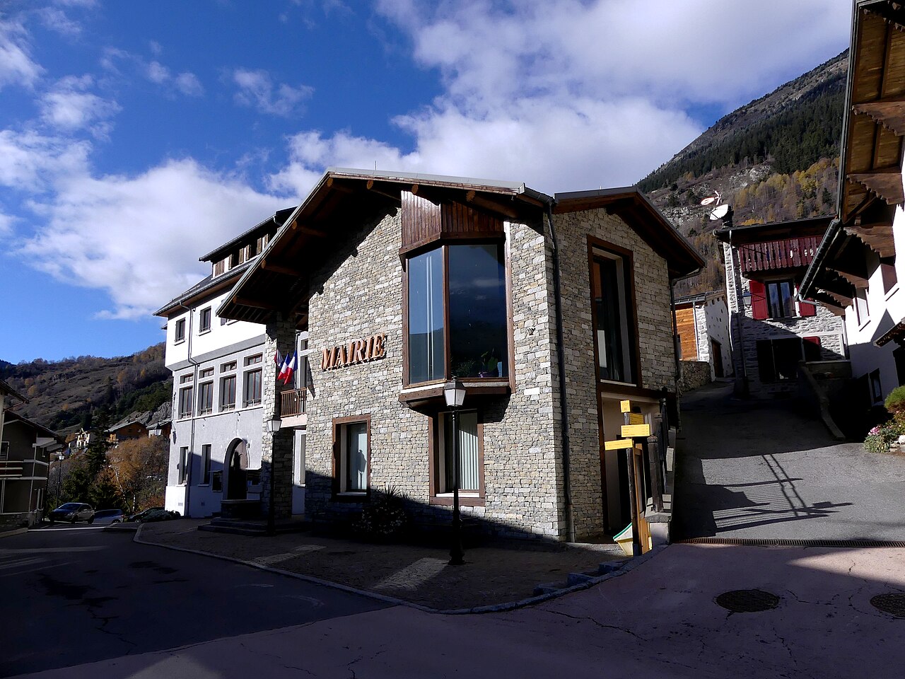 Vue de Villarodin-Bourget