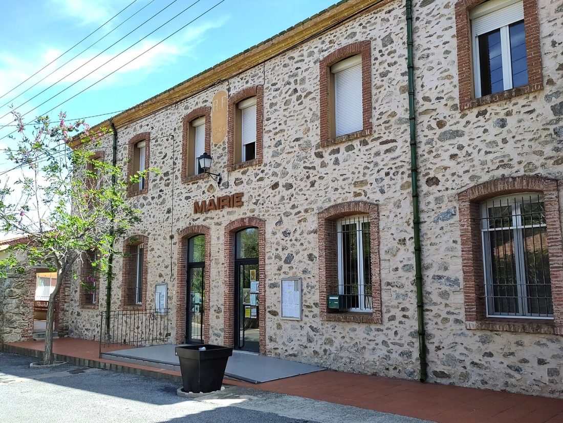 Vue de Villelongue-dels-Monts