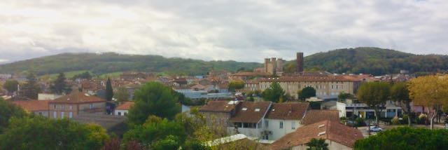 Vue de Villeneuve-du-Paréage