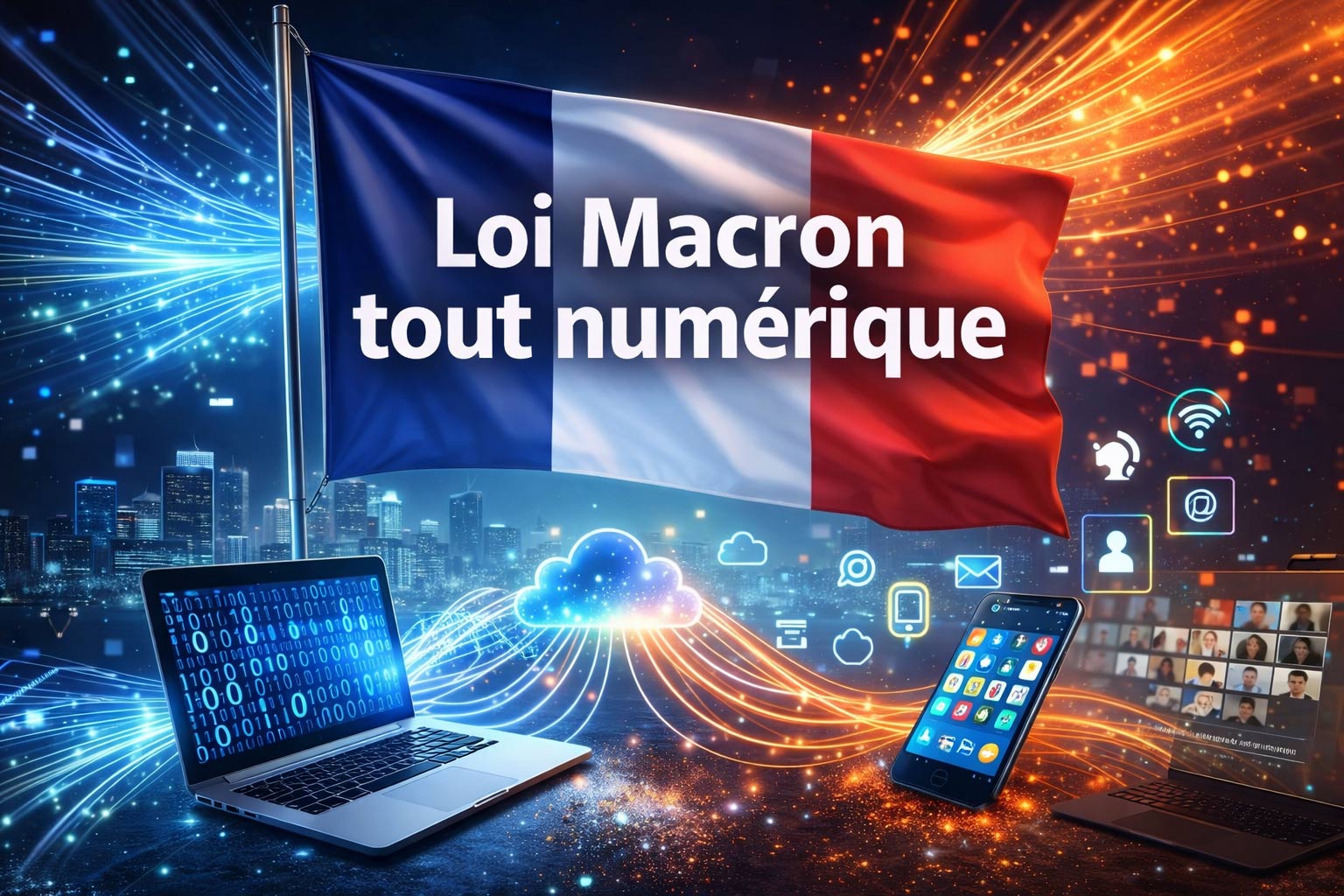 La loi Macron positive pour le déploiement de la fibre optique