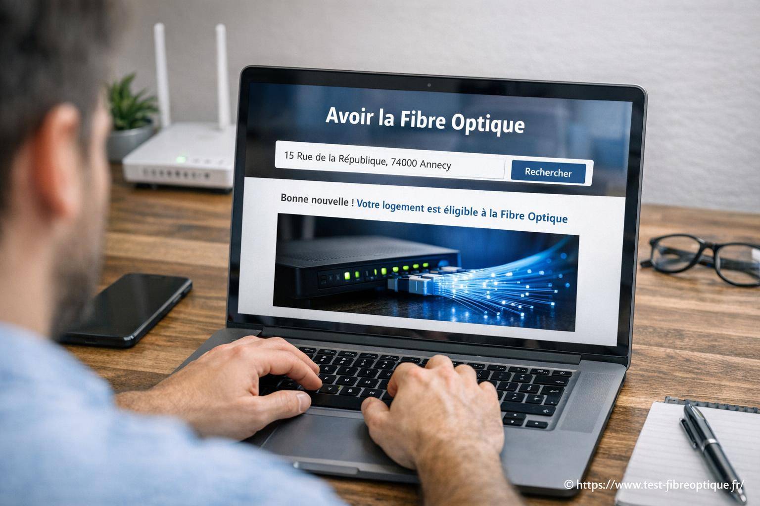 Avoir la fibre optique