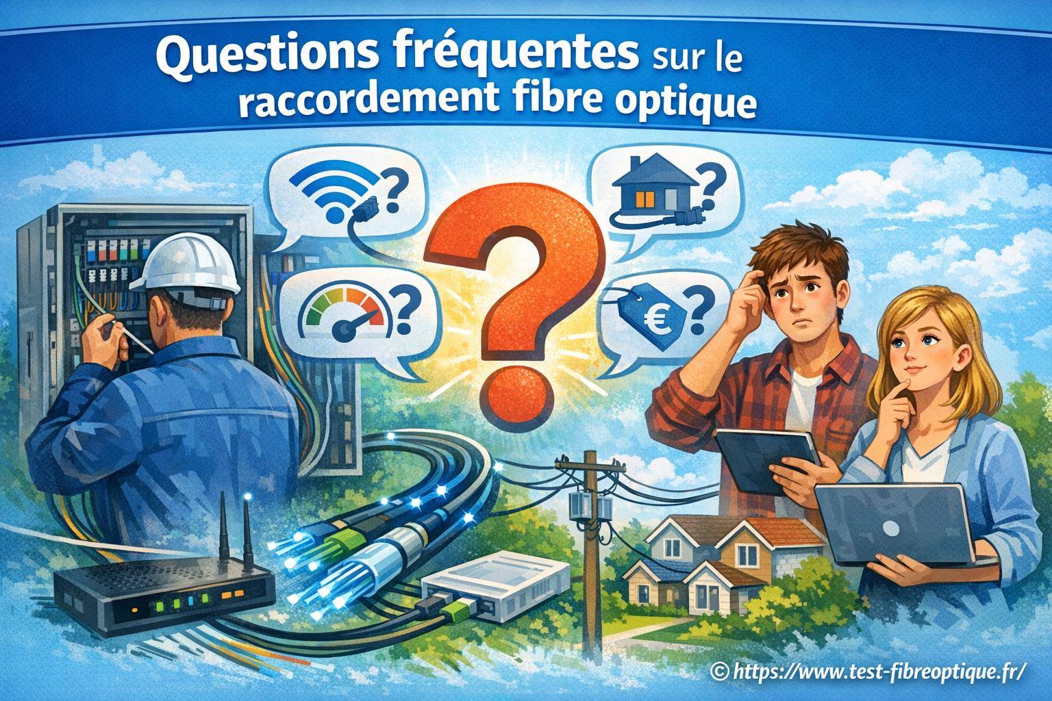 Questions fréquentes sur le raccordement fibre optique : que faut-il savoir ?
