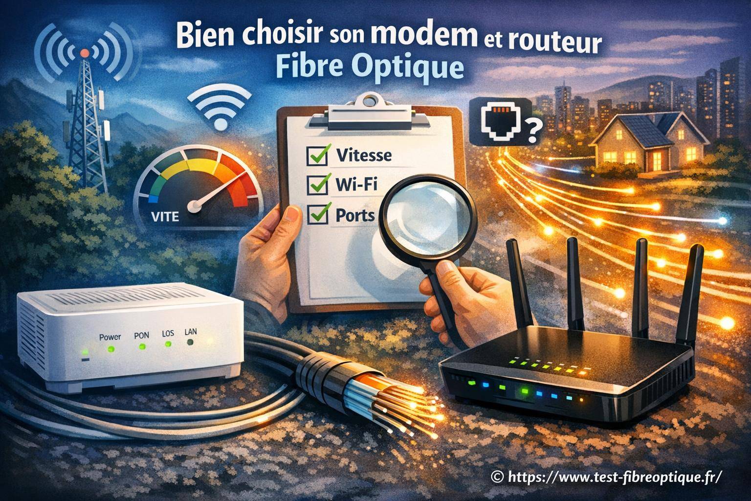 Bien choisir son modem et routeur fibre optique : quels critères privilégier ?
