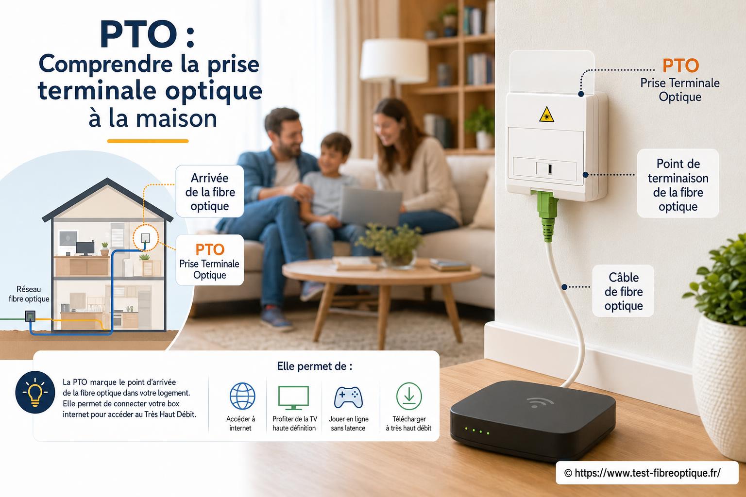 PTO : comprendre la prise terminale optique à la maison