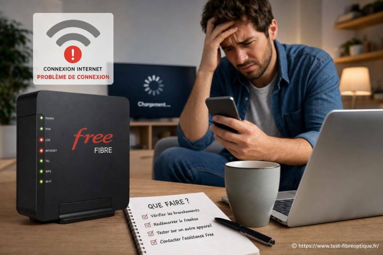 Free fibre qui bug : comment réagir face aux interruptions de service ?