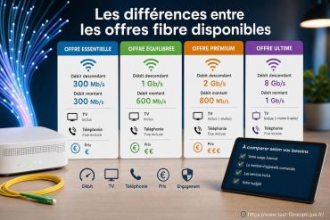 Les différences entre les offres fibre : comment choisir la meilleure box ?